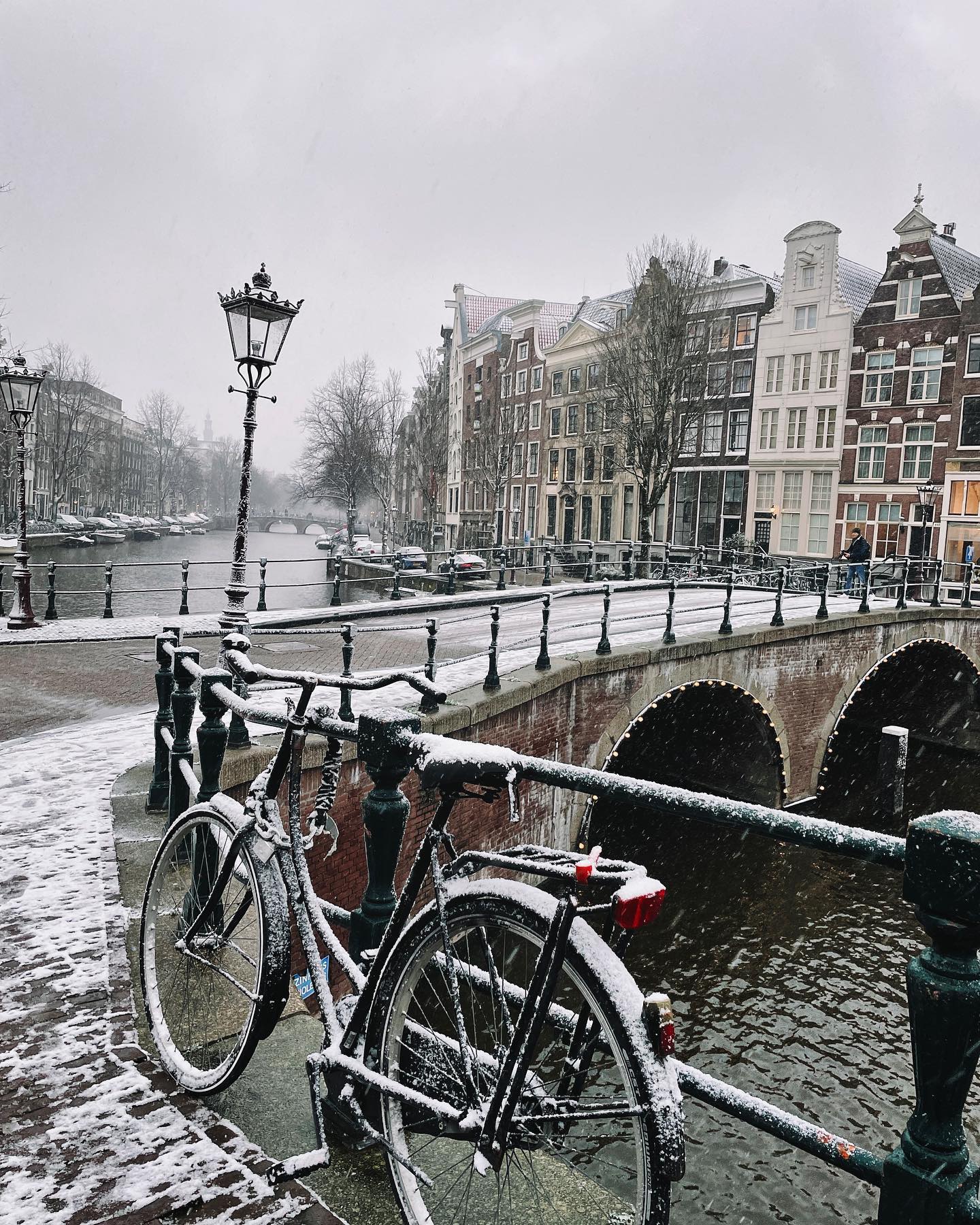 Sneeuw! #amsterdam #iamsterdam