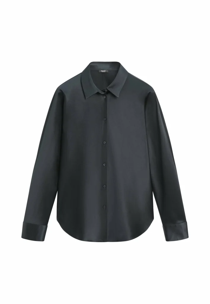 FLOWING - Shirt blouse - dark blue